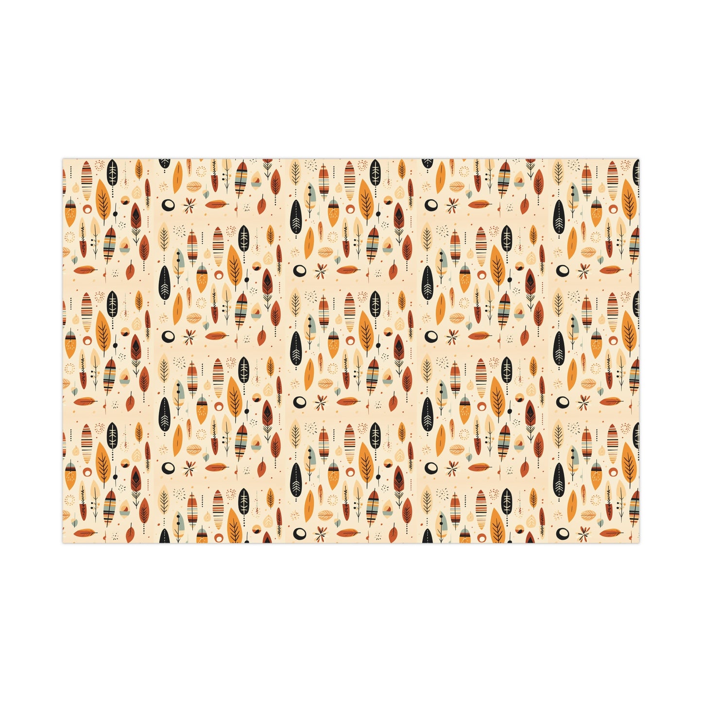 Fall Native Color Exclusive Gift Wrap Papers