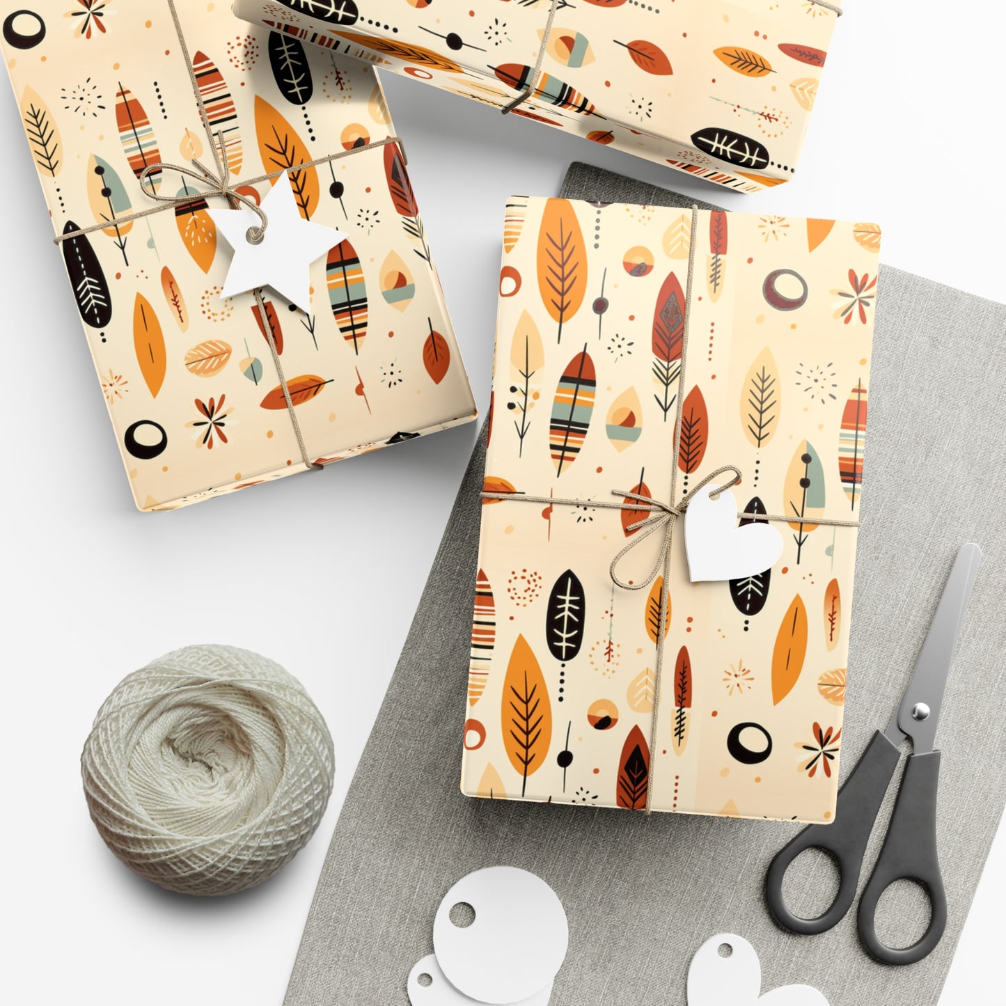 Fall Native Color Exclusive Gift Wrap Papers