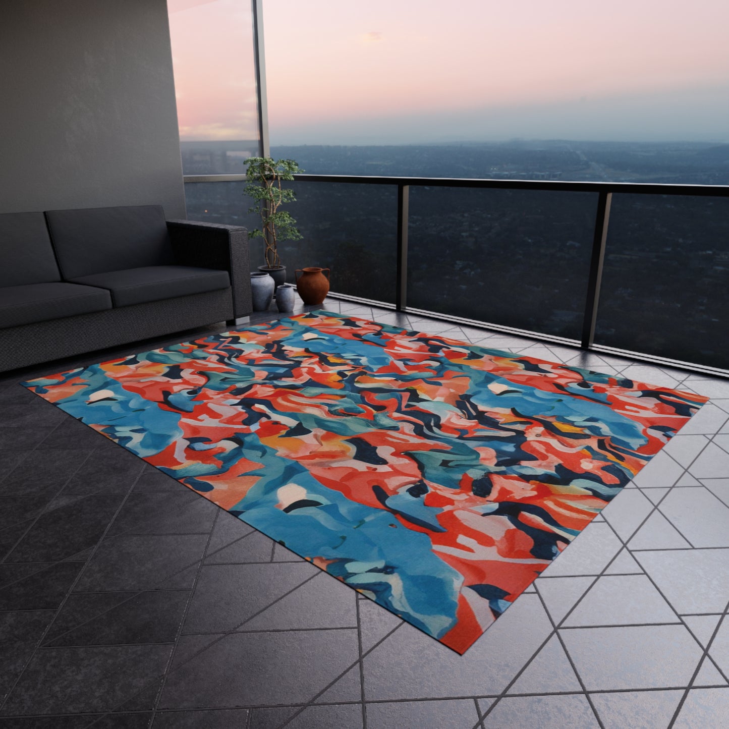 Caribbean Fall Outdoor Rug