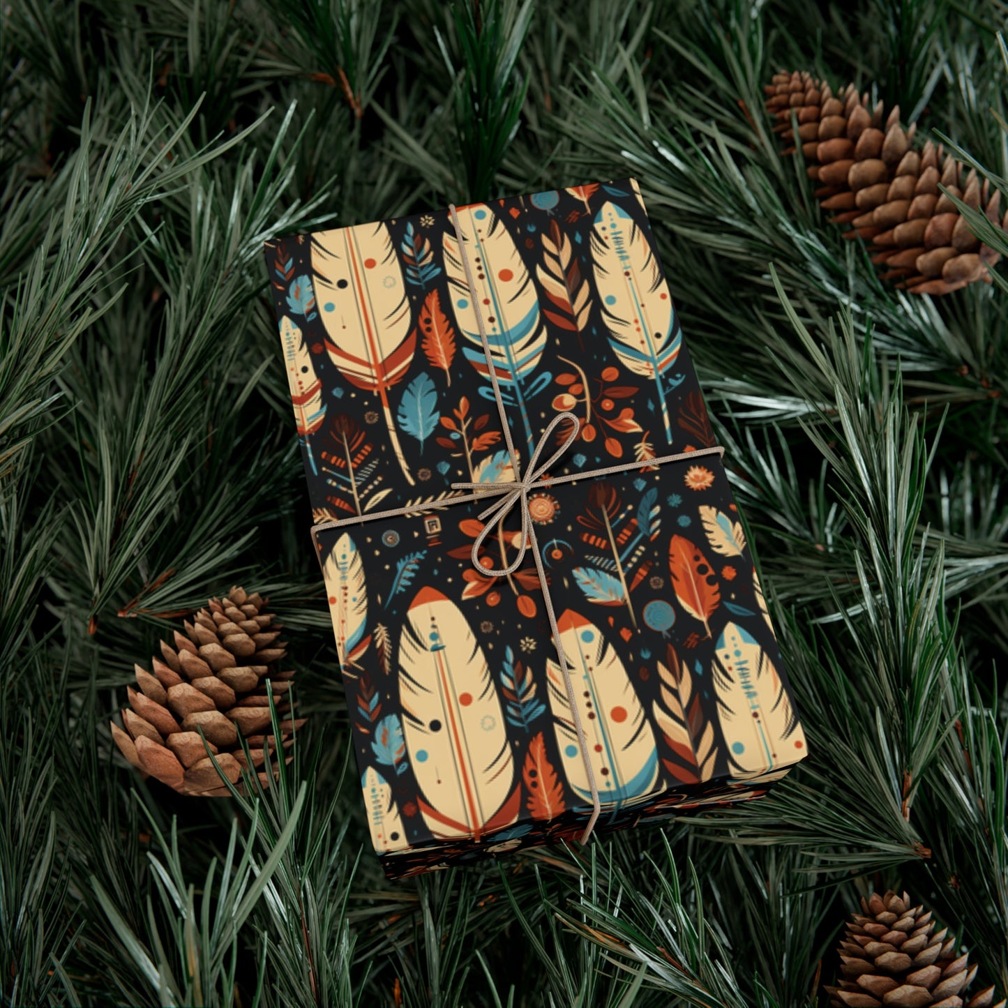 Fall Native Colors 2 Exclusive Gift Wrap Paper