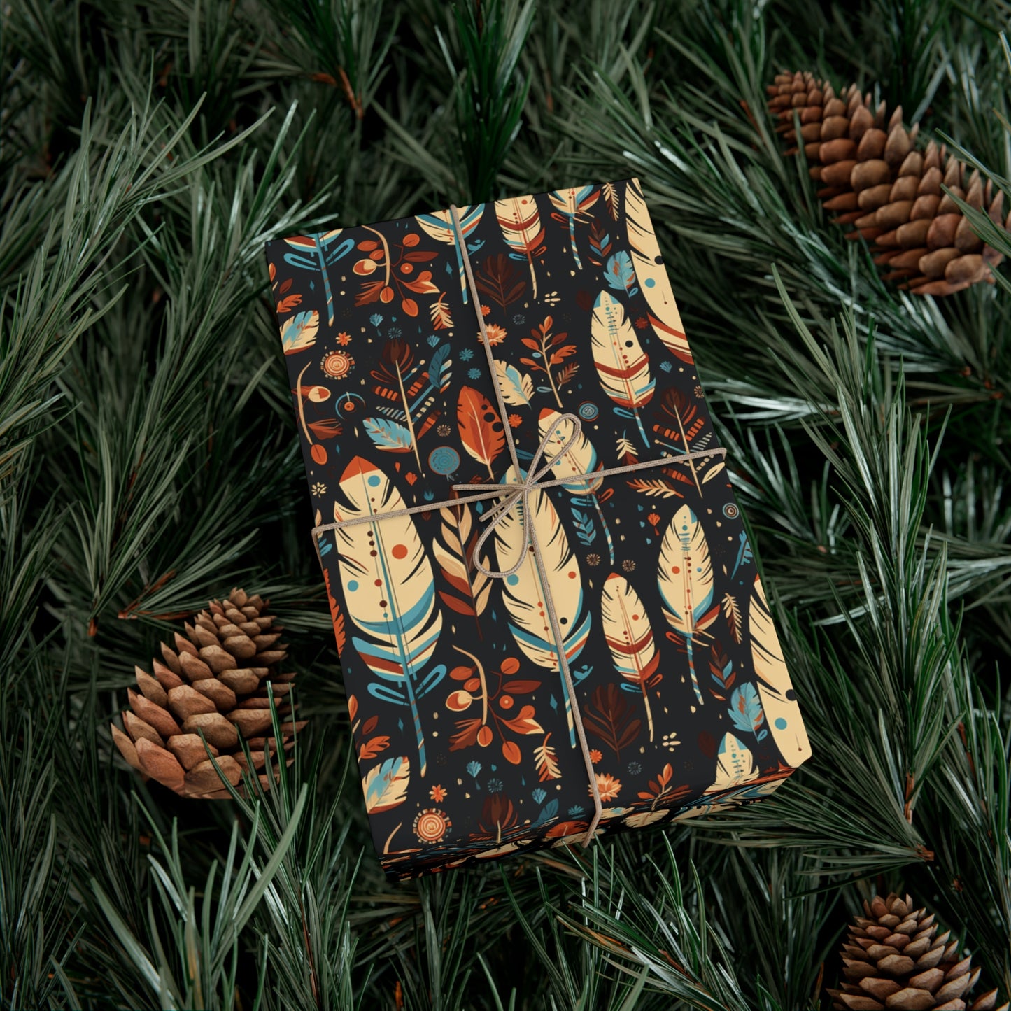 Fall Native Colors 2 Exclusive Gift Wrap Paper