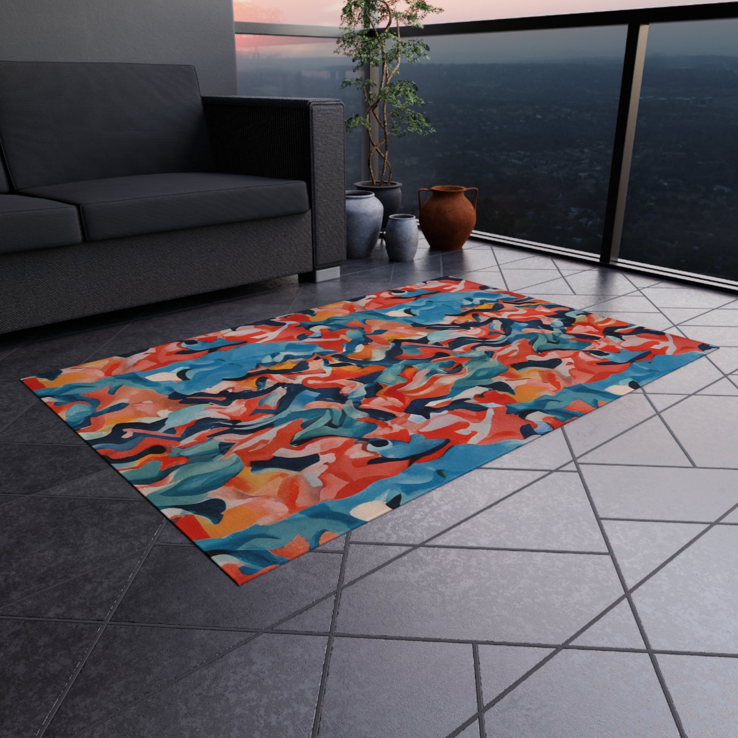 Caribbean Fall Outdoor Rug