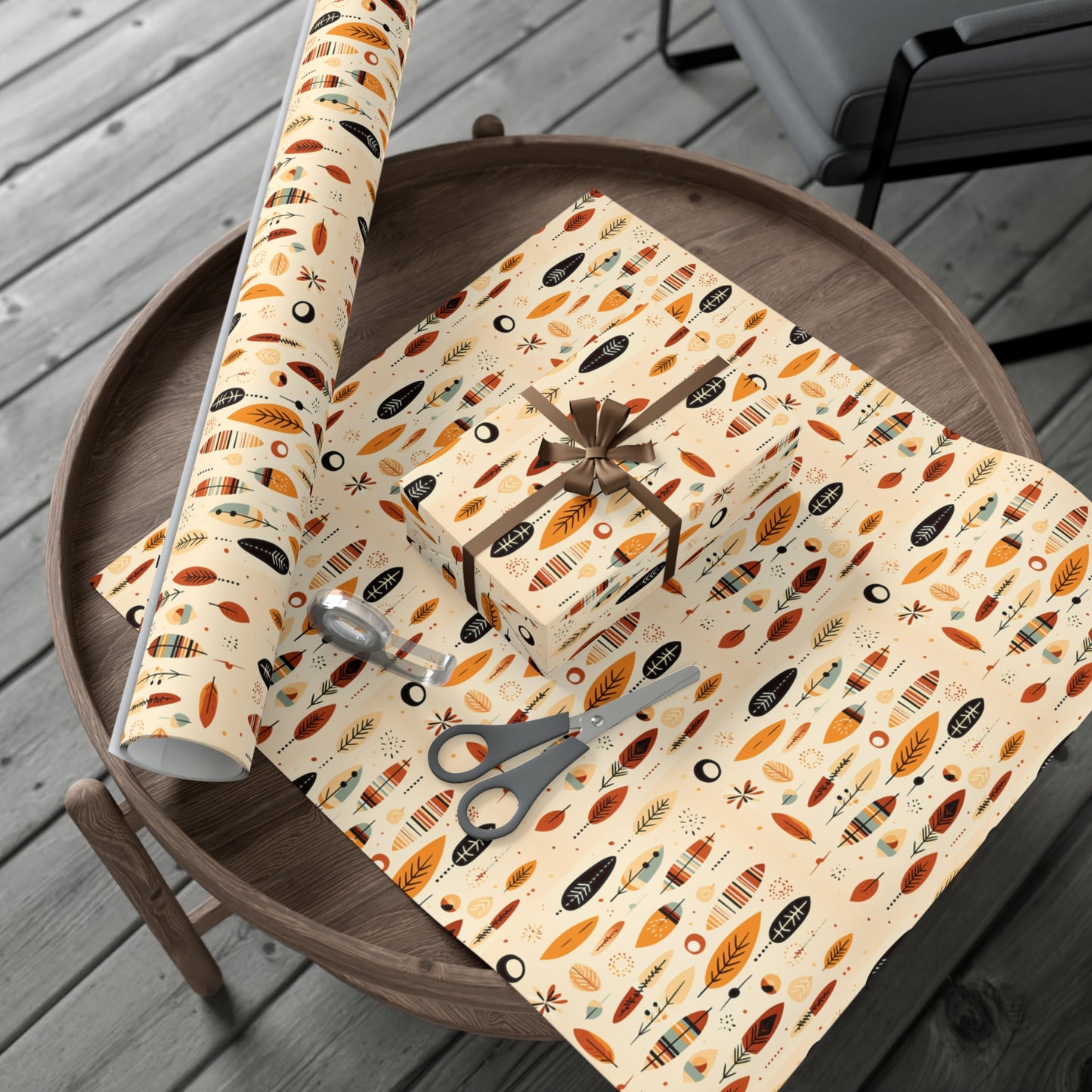 Fall Native Color Exclusive Gift Wrap Papers