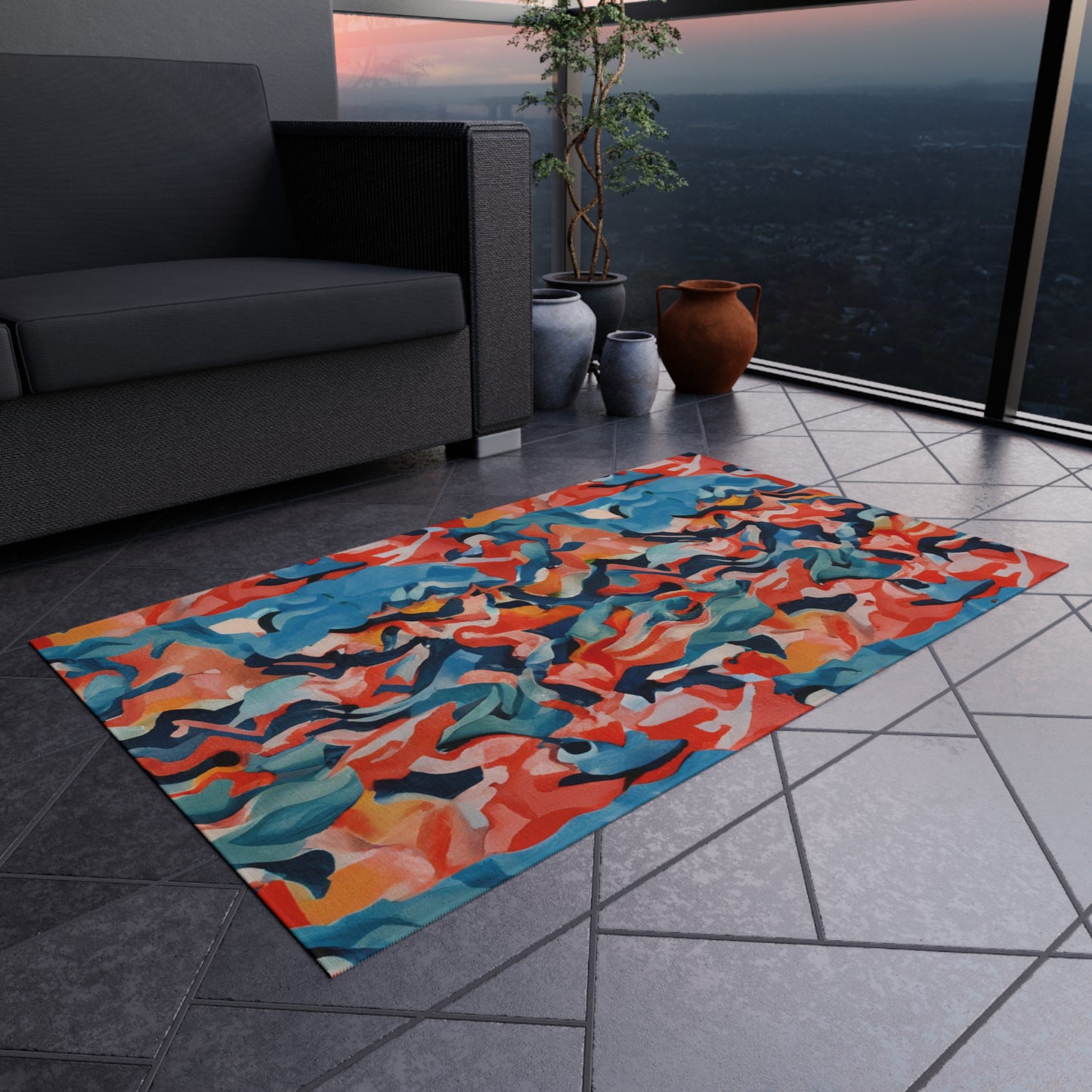 Caribbean Fall Outdoor Rug