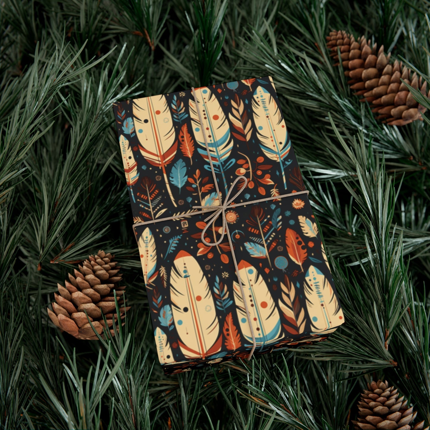 Fall Native Colors 2 Exclusive Gift Wrap Paper