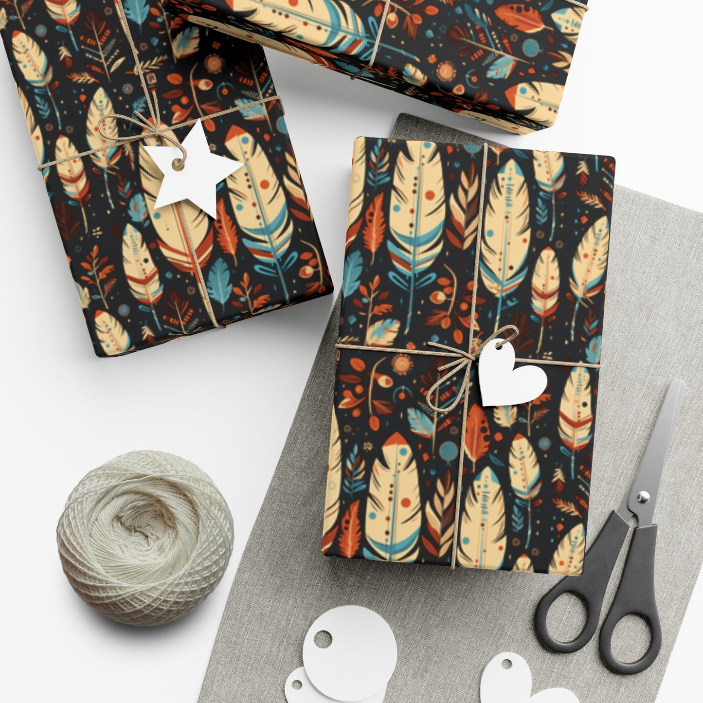 Fall Native Colors 2 Exclusive Gift Wrap Paper