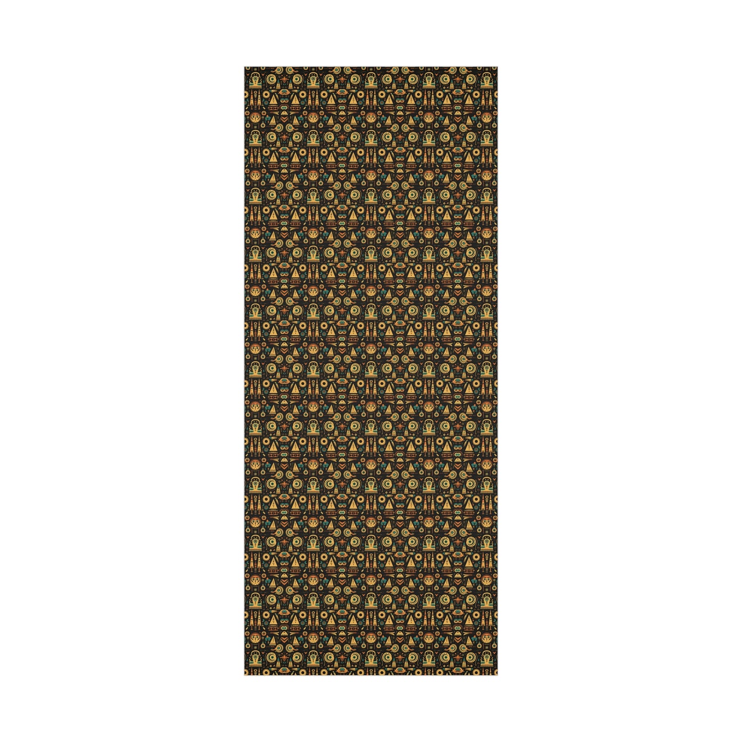 Fall Colors Egyptian Motif Gift Wrap Papers