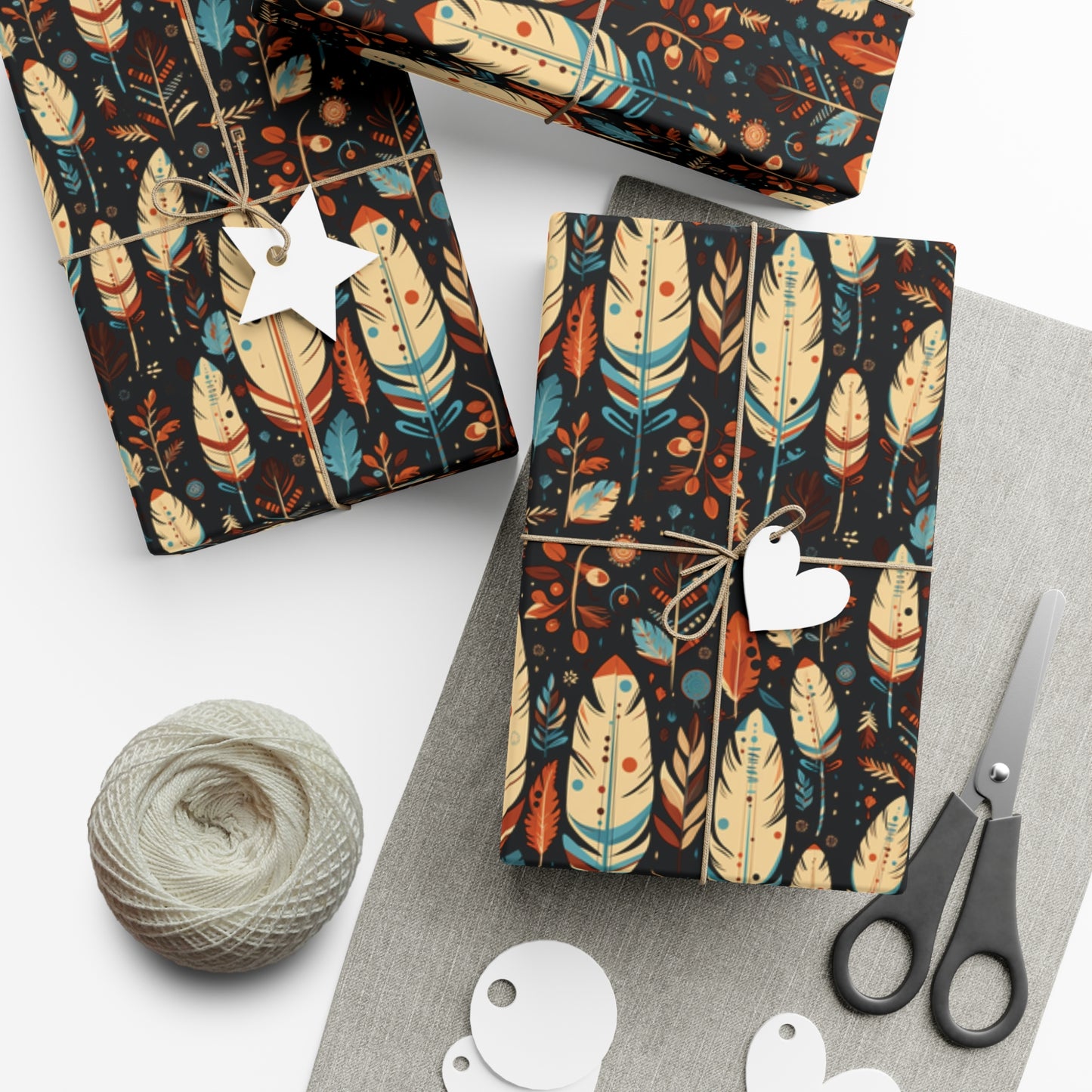 Fall Native Colors 2 Exclusive Gift Wrap Paper