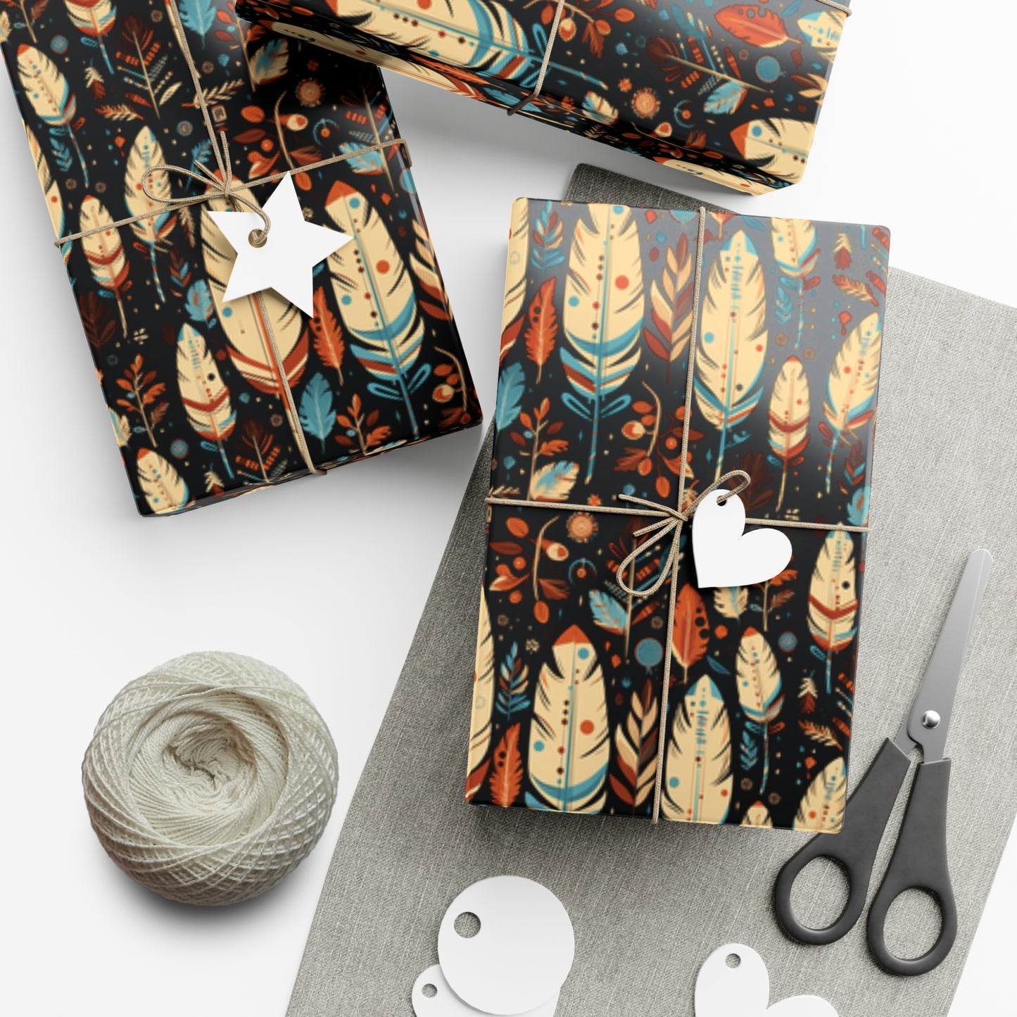 Fall Native Colors 2 Exclusive Gift Wrap Paper