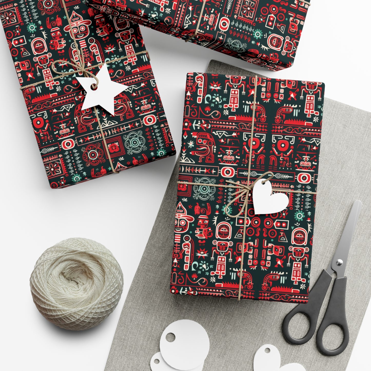 Mayan Xmas Exclusive Gift Wrap Papers