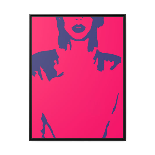 Taylor Swift - 03 by ADEPOP! Museum Canvas with Frame