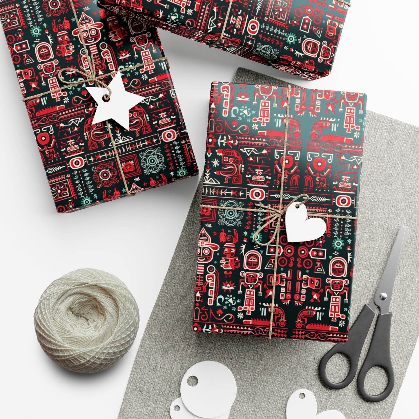 Mayan Xmas Exclusive Gift Wrap Papers