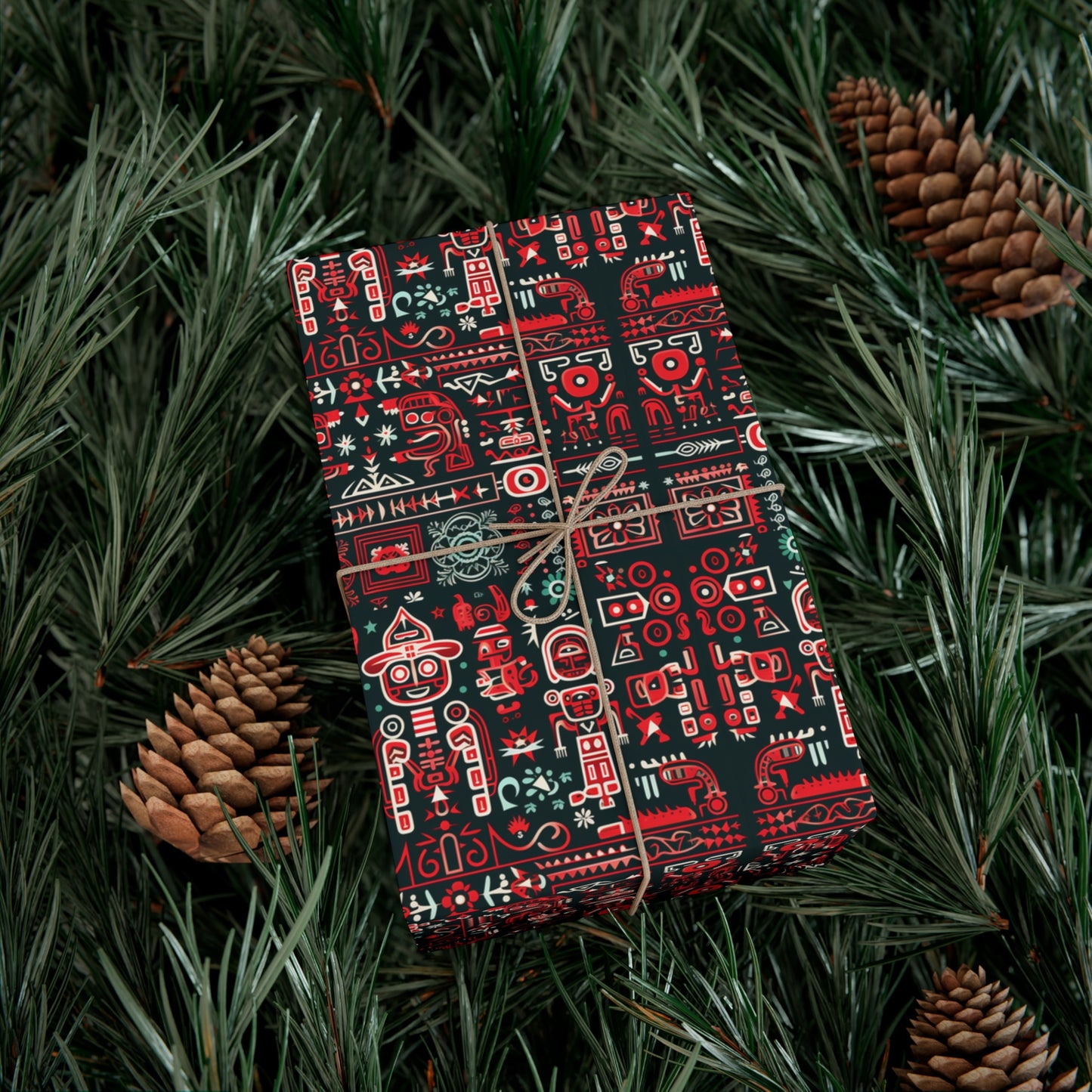 Mayan Xmas Exclusive Gift Wrap Papers