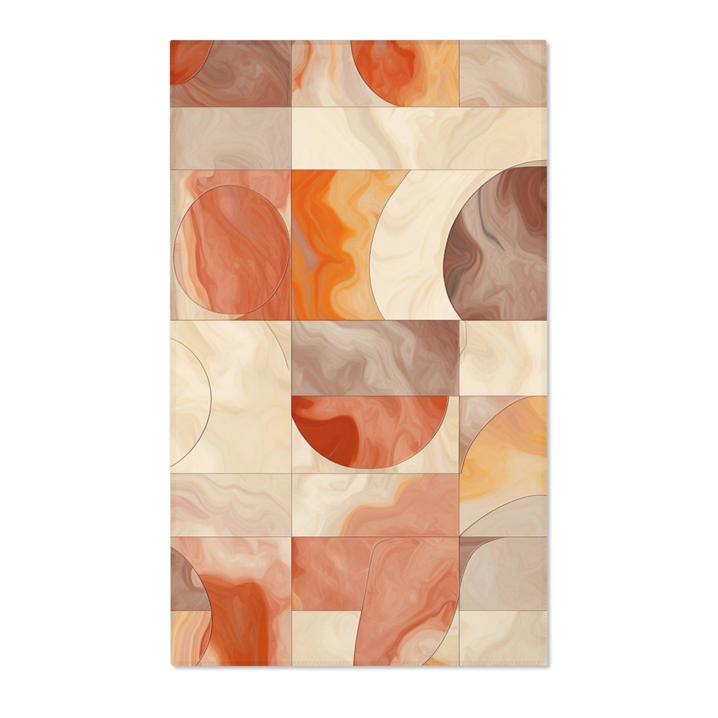 Local Marble Accent Area Rug Varying Sizes