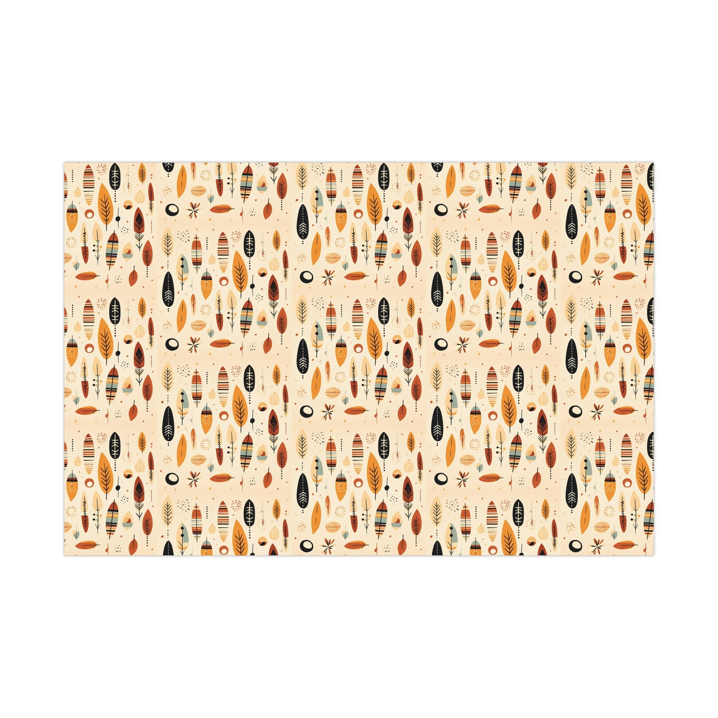 Fall Native Color Exclusive Gift Wrap Papers