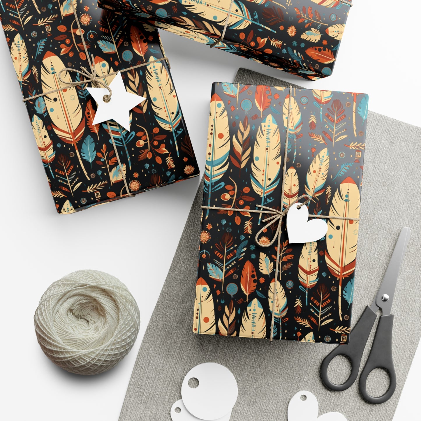 Fall Native Colors 2 Exclusive Gift Wrap Paper