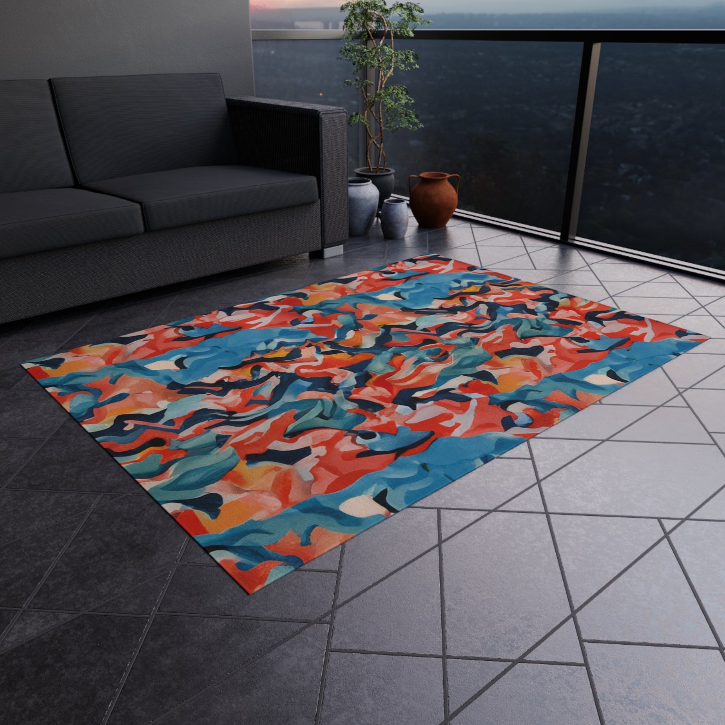 Caribbean Fall Outdoor Rug