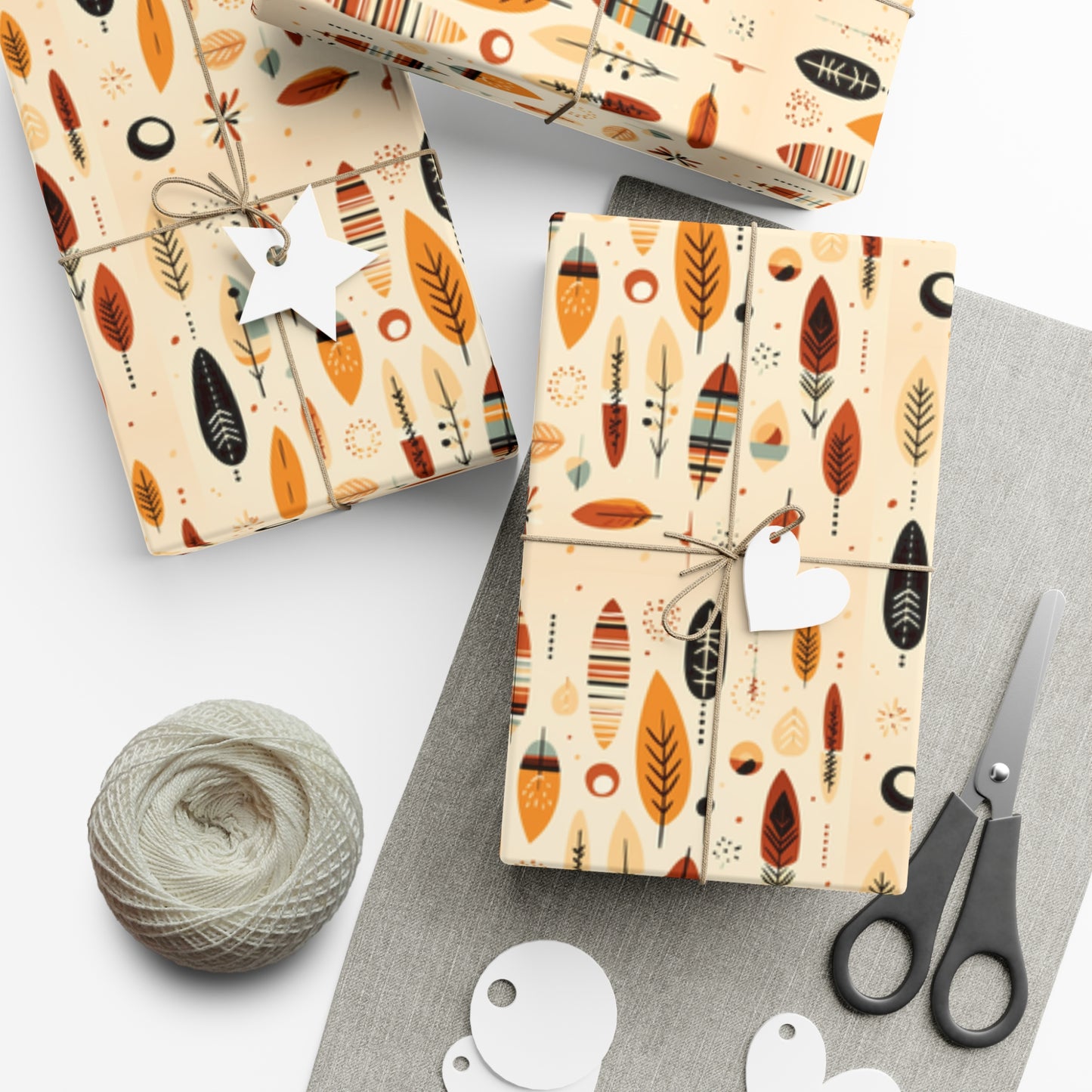 Fall Native Color Exclusive Gift Wrap Papers