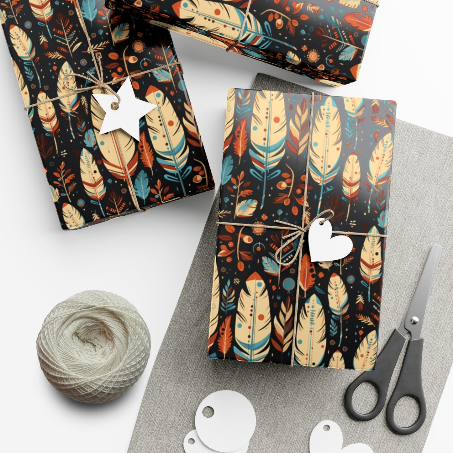 Fall Native Colors 2 Exclusive Gift Wrap Paper