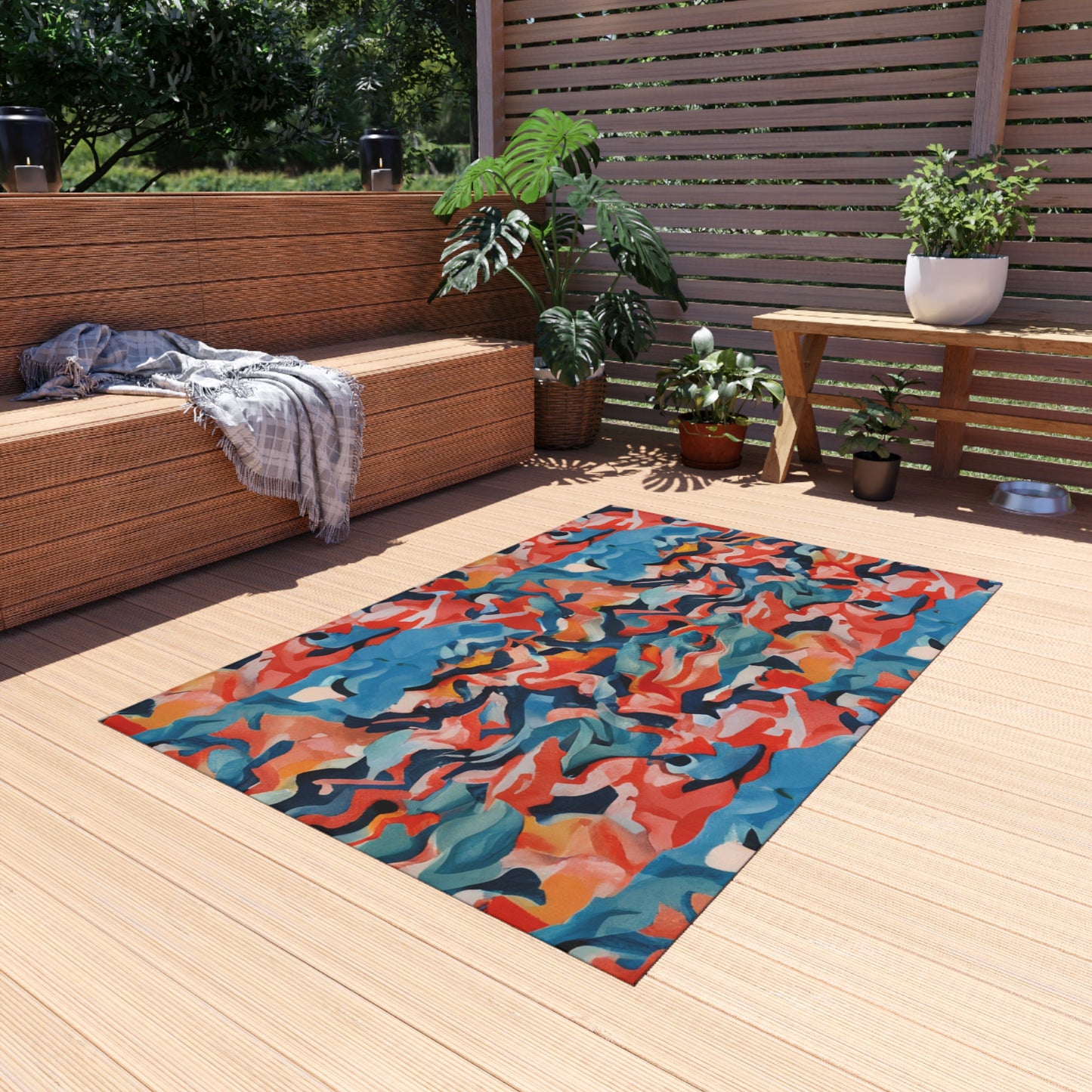 Caribbean Fall Outdoor Rug