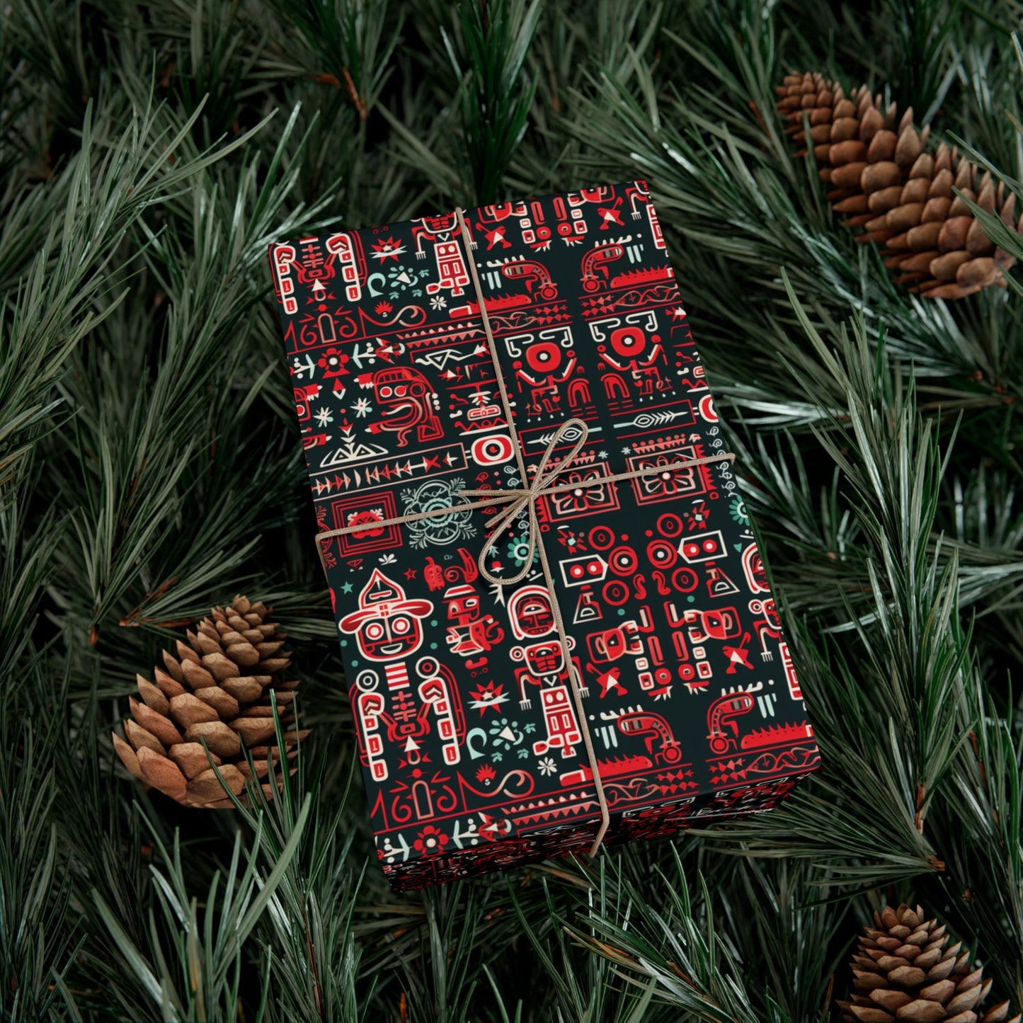 Mayan Xmas Exclusive Gift Wrap Papers