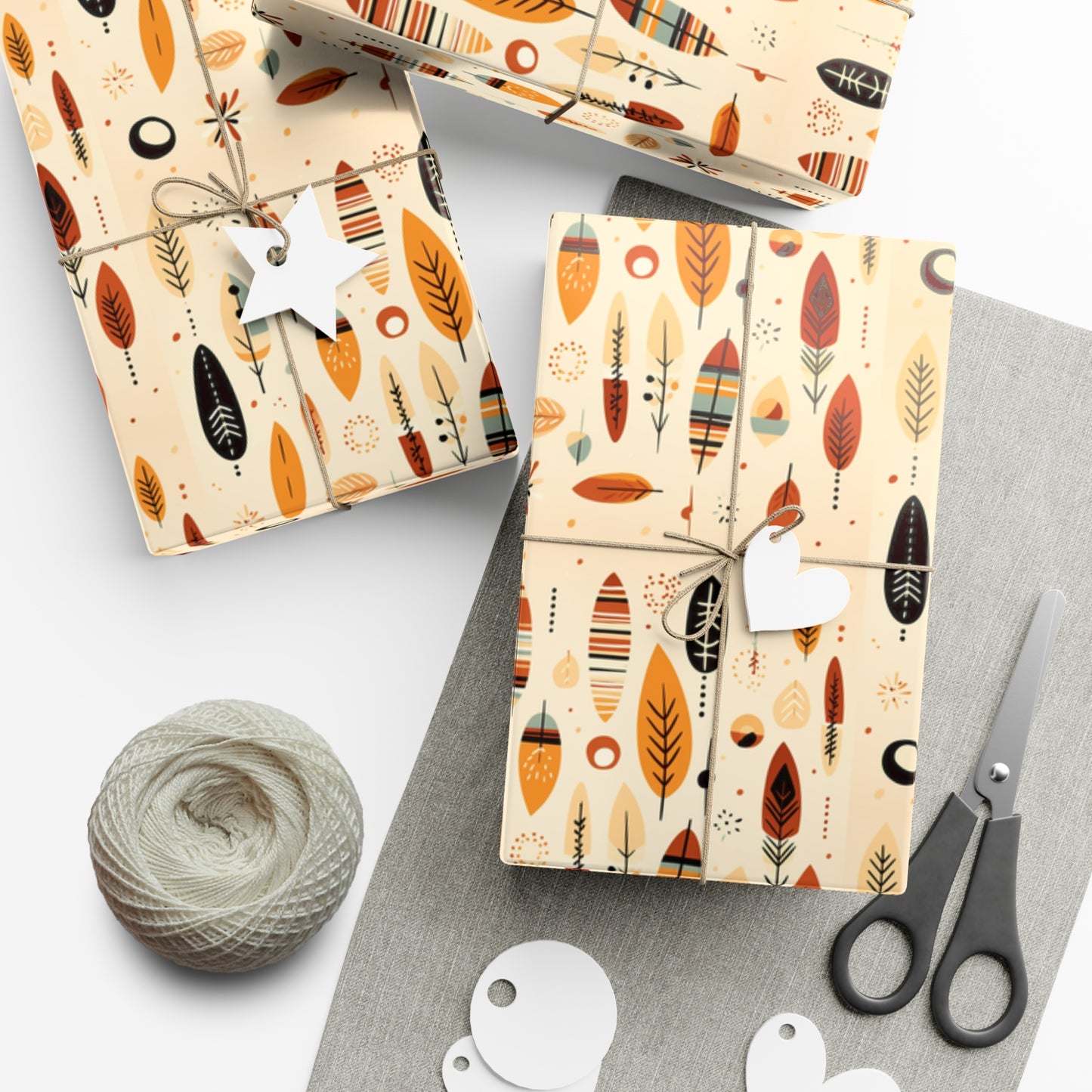 Fall Native Color Exclusive Gift Wrap Papers